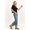 image:imageDEAR JOHN Maddox Top Womens Cotton Crew Neck Short SleeveBlack