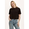 image:imageDEAR JOHN Maddox Top Womens Cotton Crew Neck Short SleeveBlack