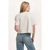 image:imageDEAR JOHN Maddox Top Womens Cotton Crew Neck Short SleeveWhite
