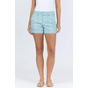 image:imageDEAR JOHN North Hampton Novelty Shorts Womens Mid Rise Trouser Leg Cuffed HemCapri Tile