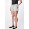 image:imageDEAR JOHN North Hampton Novelty Shorts Womens Mid Rise Trouser Leg Cuffed HemRailroad Grey