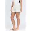 image:imageDEAR JOHN North Hampton Novelty Shorts Womens Mid Rise Trouser Leg Cuffed HemSand Stripe
