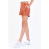 image:imageDEAR JOHN North Hampton Novelty Shorts Womens Mid Rise Trouser Leg Cuffed HemTerracotta