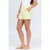 image:imageDEAR JOHN North Hampton Novelty Shorts Womens Mid Rise Trouser Leg Cuffed HemWax Yellow