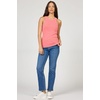image:imageDEAR JOHN Tamia Racer Back Crew Neck Tank Top Fitted SleevelessPigment Dubarry