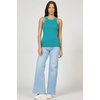 image:imageDEAR JOHN Tamia Racer Back Crew Neck Tank Top Fitted SleevelessPigment Mediterranea