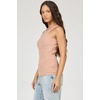 image:imageDEAR JOHN Tamia Racer Back Crew Neck Tank Top Fitted SleevelessPink Clay