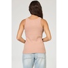image:imageDEAR JOHN Tamia Racer Back Crew Neck Tank Top Fitted SleevelessPink Clay