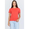 image:imageDEAR JOHN Zo Top Womens Cotton Crew Neck Sleeveless with Raw Edge DetailPoppy Red