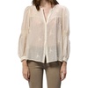 image:imageDEAR JOHN Anna Lisa Button Up Shirt Womens Relaxed Fit Long Sleeve Woven TopCream