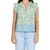 image:imageDEAR JOHN Puja Womens VNeck Relaxed Fit Womens TopLemon Capri
