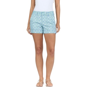 image:imageDEAR JOHN North Hampton Novelty Shorts Womens Mid Rise Trouser Leg Cuffed HemCapri Tile