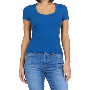 image:imageDEAR JOHN Puja Womens VNeck Relaxed Fit Womens TopNavy Peony