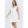 image:imageDEAR JOHN Miabella Womens Dress Mini Square Neck Sleeveless Relaxed FitWhite