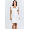 image:imageDEAR JOHN Miabella Womens Dress Mini Square Neck Sleeveless Relaxed FitWhite