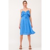 image:imageDEAR JOHN Valentina Dress for Women Standard Fit Halter Neck MidiBlue Star