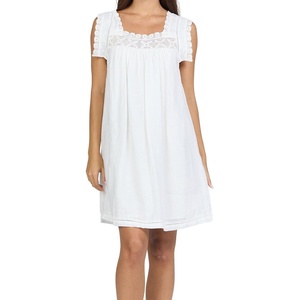 image:imageDEAR JOHN Miabella Womens Dress Mini Square Neck Sleeveless Relaxed FitWhite