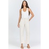 image:imageDEAR JOHN Lasso Womens Barrel Leg Pants High Rise Comfort Stretch Classic DenimSand Stripe