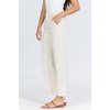 image:imageDEAR JOHN Lasso Womens Barrel Leg Pants High Rise Comfort Stretch Classic DenimSand Stripe