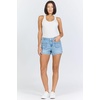 image:imageDEAR JOHN Noel High Rise Clean Hem Denim Shorts for WomenEclipse