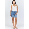image:imageDEAR JOHN Noel High Rise Clean Hem Denim Shorts for WomenStar Struck