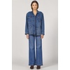 image:imageDEAR JOHN Pablo Denim Jacket Womens Button Front Relaxed Fit Medium Wash Collared Long Sleeve Rigid OuterwearAlder