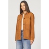 image:imageDEAR JOHN Pablo Denim Jacket Womens Button Front Relaxed Fit Medium Wash Collared Long Sleeve Rigid OuterwearAutumn