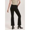 image:imageDEAR JOHN Rosa Flared Womens Pants Mid Rise Full Inseam Comfort Stretch DenimBlack Velveteen