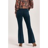 image:imageDEAR JOHN Rosa Flared Womens Pants Mid Rise Full Inseam Comfort Stretch DenimTeal Velveteen