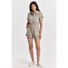 image:imageDEAR JOHN Womens Jocie Denim Washed RomperMatcha Tea