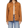 image:imageDEAR JOHN Pablo Denim Jacket Womens Button Front Relaxed Fit Medium Wash Collared Long Sleeve Rigid OuterwearAutumn