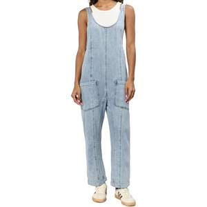 image:imageDEAR JOHN Julie Denim Womens Jumpsuit  XSmall  Ocean