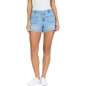 image:imageDEAR JOHN Noel High Rise Clean Hem Denim Shorts for WomenEclipse