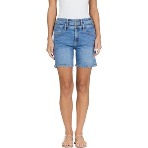 image:imageDEAR JOHN Noel High Rise Clean Hem Denim Shorts for WomenStar Struck