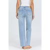 image:imageDEAR JOHN Drew Womens Straight Leg Jeans Mid Rise Full Length Raw Cut Hem Straight FitHazey Blue