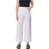 image:imageDEAR JOHN Audrey Womens Wide Leg Jeans High Rise Cropped Clean Hem Wide Opening  White  28