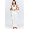 image:imageDEAR JOHN Anika Womens Straight Leg High Rise Jeans Clean Hem Cropped Inseam Stretch DenimCookies N Cream