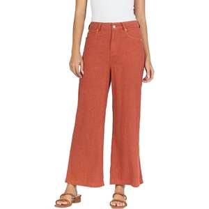 image:imageDEAR JOHN Audrey Womens Wide Leg Jeans High Rise CroppedBurnt Brick