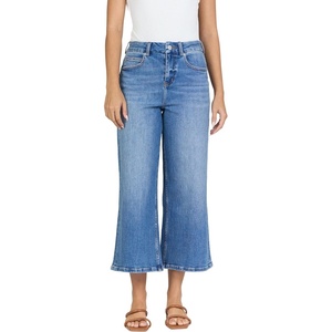 image:imageDEAR JOHN Audrey Womens Wide Leg Jeans High Rise CroppedCool Breeze