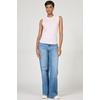 image:imageDEAR JOHN Zo Womens Sleeveless Top Crew Neck Raw Edge DetailPale Lilac