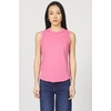 image:imageDEAR JOHN Zo Womens Sleeveless Top Crew Neck Raw Edge DetailPink Lemonade