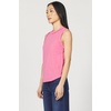 image:imageDEAR JOHN Zo Womens Sleeveless Top Crew Neck Raw Edge DetailPink Lemonade