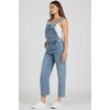 image:imageDEAR JOHN Lasso Womens Overall Jumpsuit Sleeveless Cropped Comfortable Stretch Bib Adjustable Straps  Western Hue  Size Large