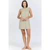 image:imageDEAR JOHN RiRi Womens Mini Dress Classic Fit Sleeveless Crew Neck Button FrontAbbey Stone
