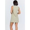 image:imageDEAR JOHN RiRi Womens Mini Dress Classic Fit Sleeveless Crew Neck Button FrontAbbey Stone