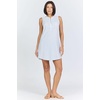 image:imageDEAR JOHN RiRi Womens Mini Dress Classic Fit Sleeveless Crew Neck Button FrontSkyway Stripe