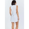 image:imageDEAR JOHN RiRi Womens Mini Dress Classic Fit Sleeveless Crew Neck Button FrontSkyway Stripe