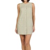 image:imageDEAR JOHN RiRi Womens Mini Dress Classic Fit Sleeveless Crew Neck Button FrontAbbey Stone