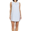 image:imageDEAR JOHN RiRi Womens Mini Dress Classic Fit Sleeveless Crew Neck Button FrontSkyway Stripe