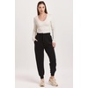 image:imageDEAR JOHN Dahlia High Rise Womens Jogger Pant Ankle Length Twill Tape Drawcord Womens PantsS Black
